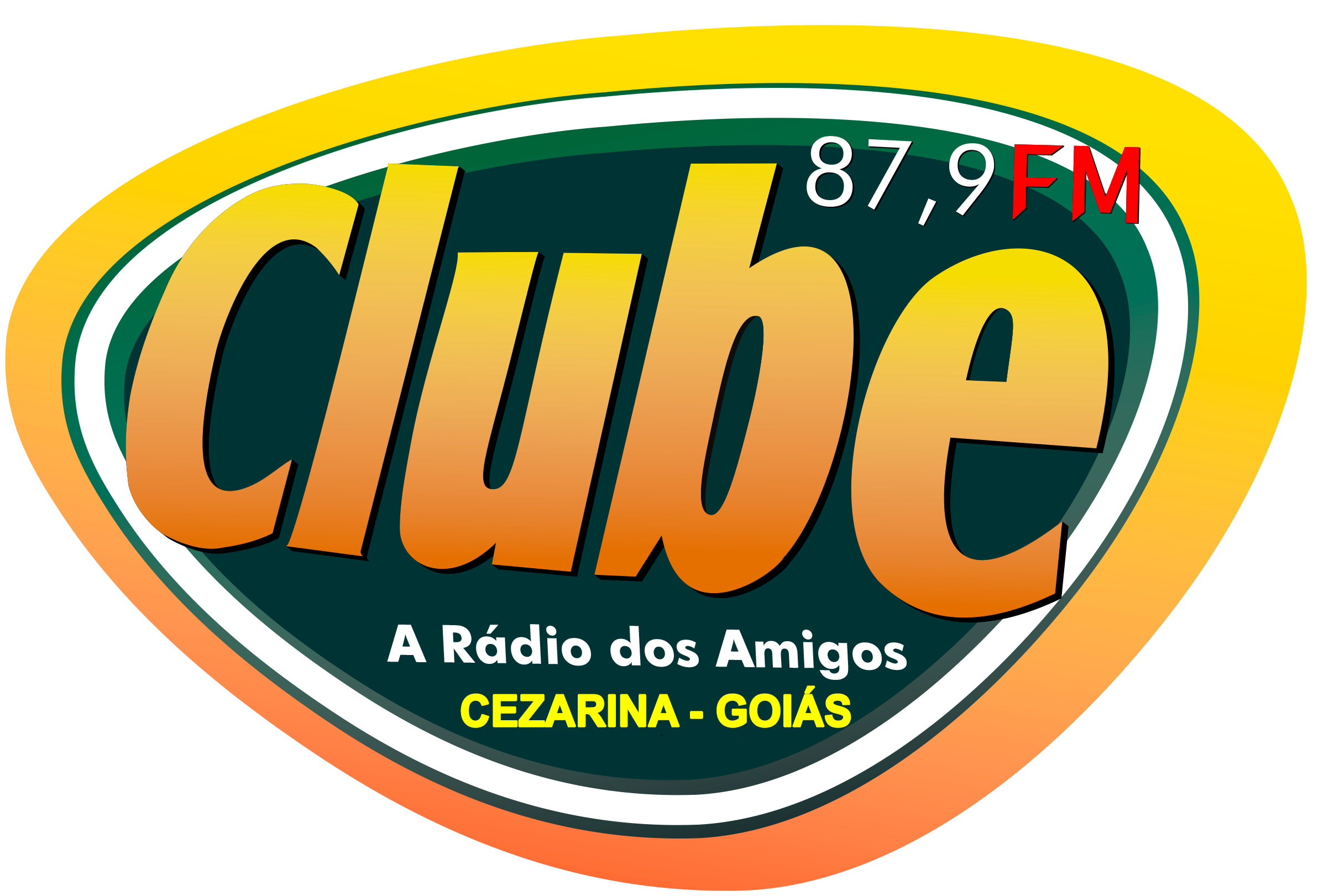 Logo Rádio Clube Cezarina